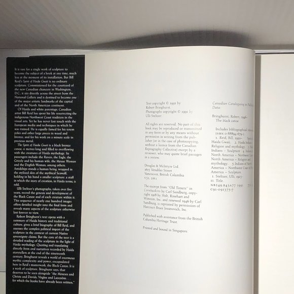 The Black Canoe: Bill Reid and the Spirit of Haida Gwaii Hardcover - Picture 7 of 16